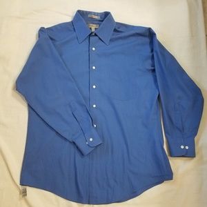 Blue, button up shirt
